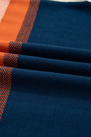 💙🧡 Luke & Estelle “Autumn Skies Striped Sweater” – Cozy, Chic, & Ready to Sell Out! 🍂