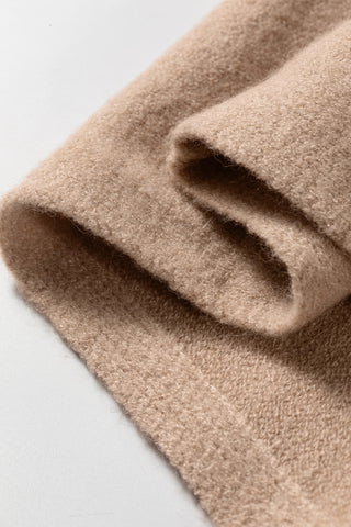 Luke & Estelle Quiet Morning Short Sleeve Mock Neck Sweater