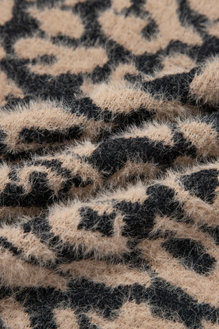 Luke & Estelle Gilded Leopard Knit Sweater Vest