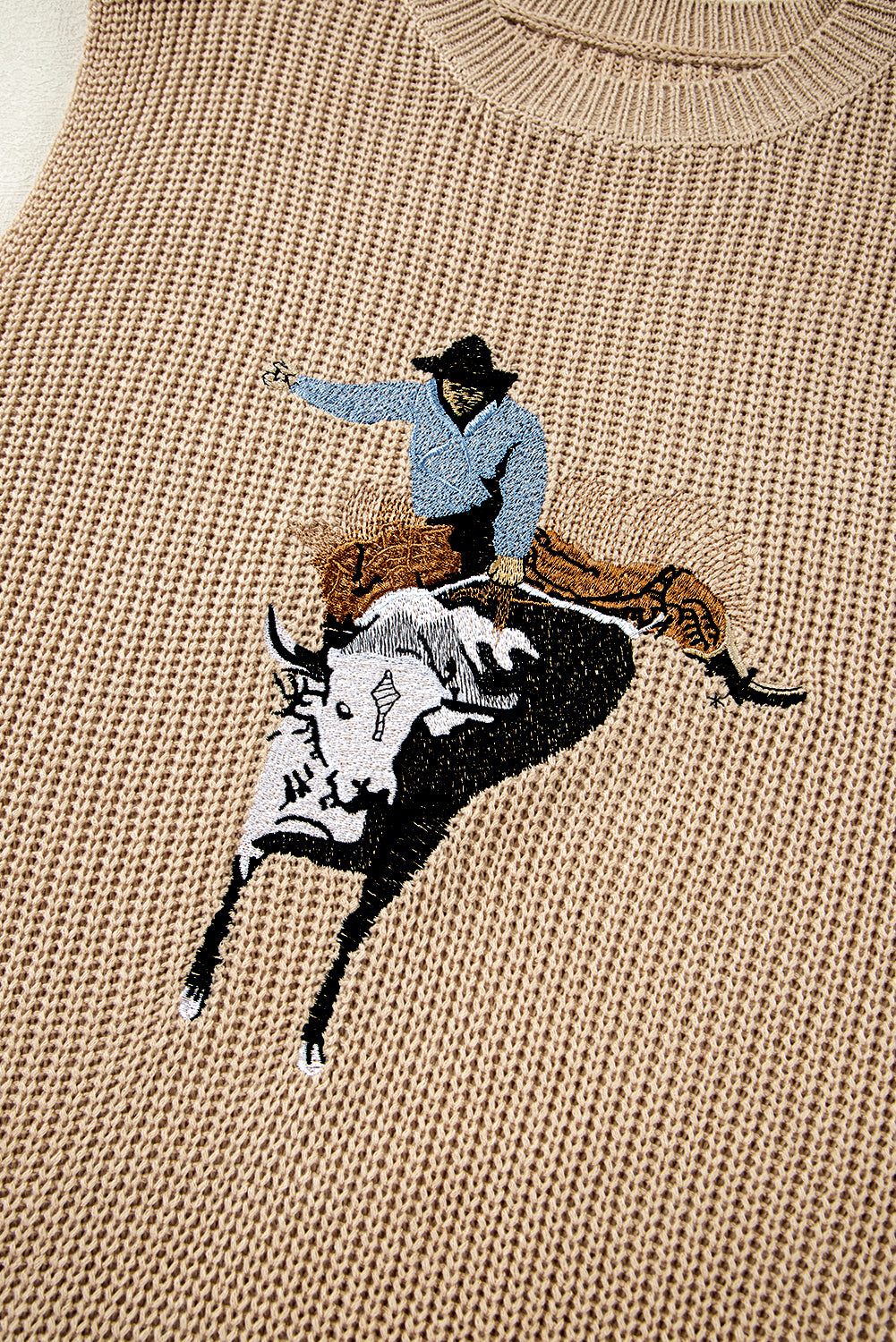Rodeo Rebel Knit Tank – Bull Rider Sweater Vest 🤠🐂