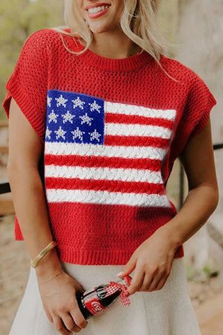 America the Beautiful Lightweight Summer Sweater