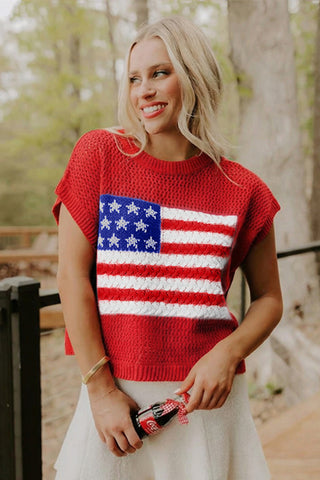 America the Beautiful Lightweight Summer Sweater