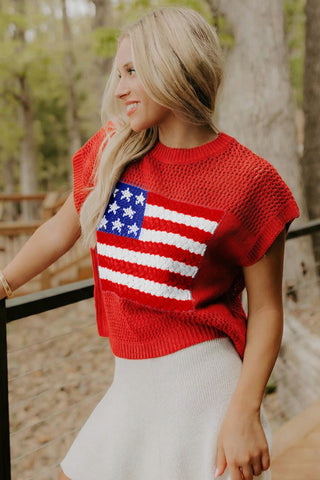 America the Beautiful Lightweight Summer Sweater