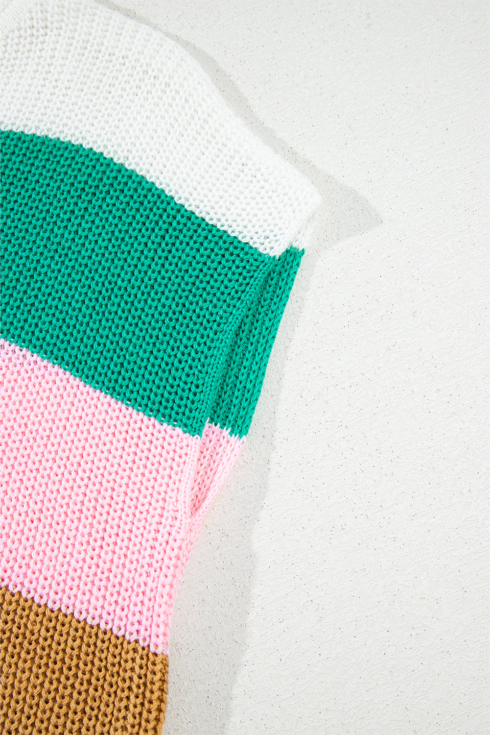 Gelato Stripes Notched Knit Tee