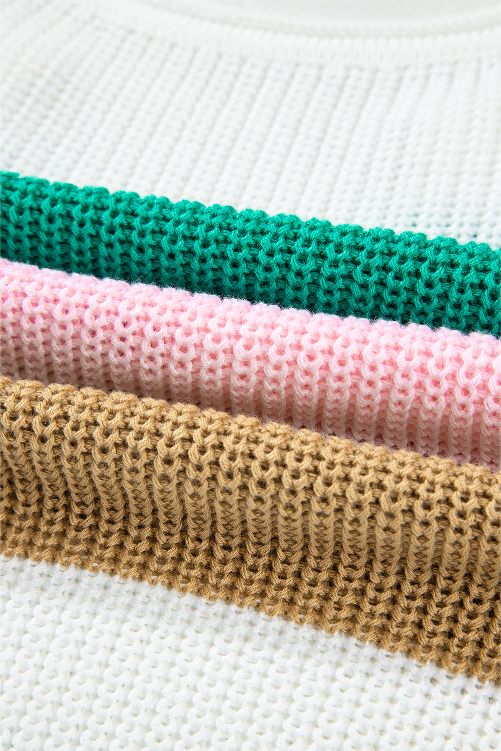 Gelato Stripes Notched Knit Tee