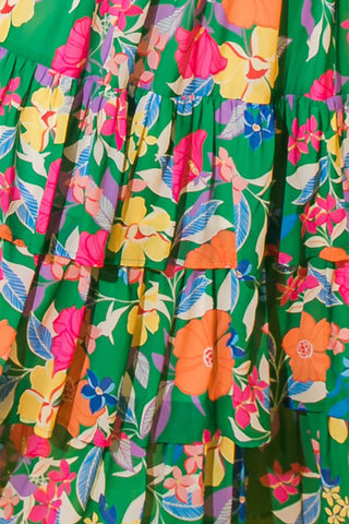 Paradise Bloom Tiered Maxi Dress 🌺