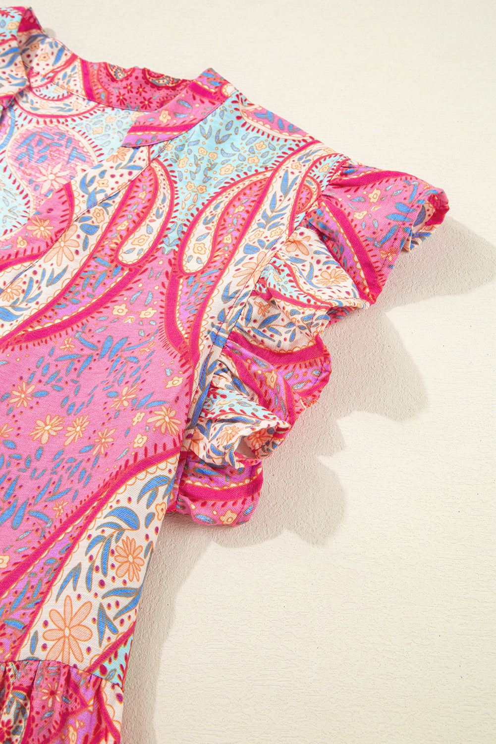 Garden Party Glow Paisley Tiered Midi Dress 🌺