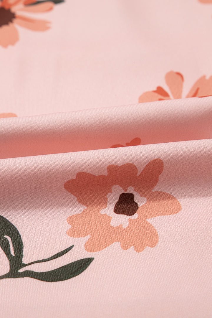 Sunset Petals Flutter Maxi Dress 🌺