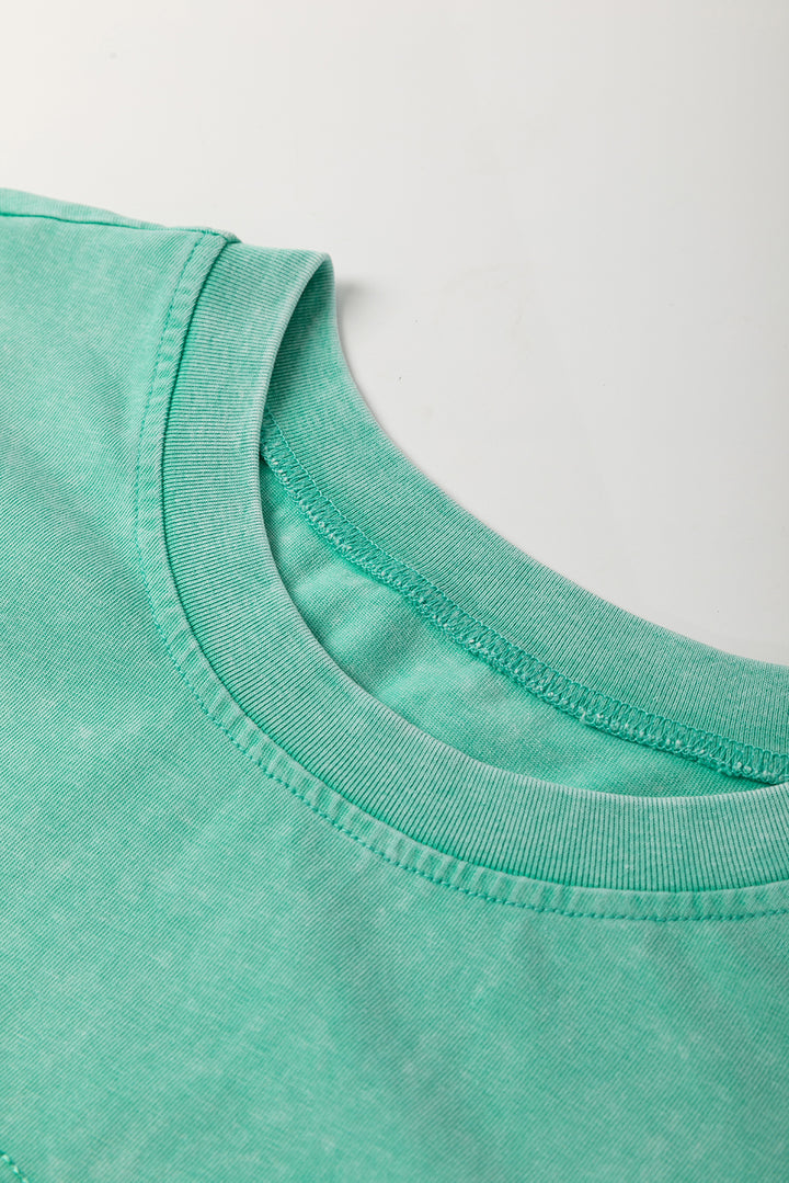 Mint to Bloom Oversized Tee Dress