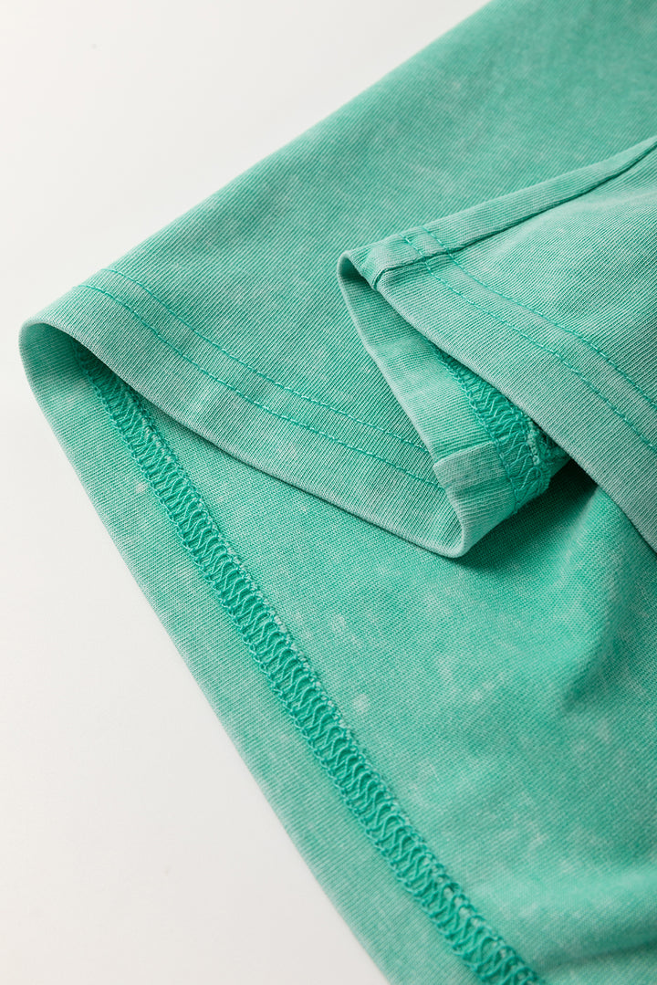 Mint to Bloom Oversized Tee Dress