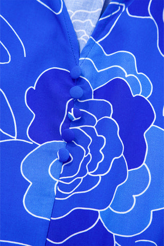 Royal Bloom Ruffle Mini Dress