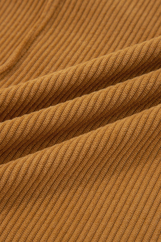 Golden Hour Cord Pinafore Dress (with Pockets!)