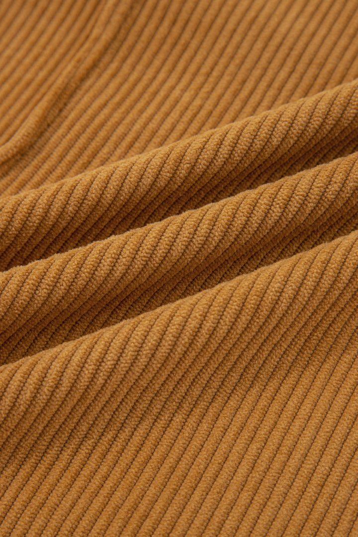 Golden Hour Cord Pinafore Dress (with Pockets!)