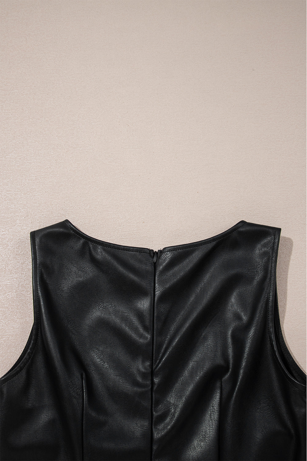 After-Dark Icon Faux-Leather Mini Dress