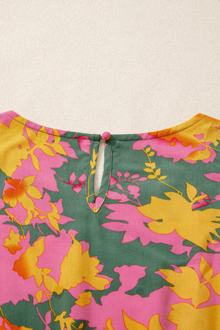 Luke & Estelle Painted Garden Smocked Mini Dress