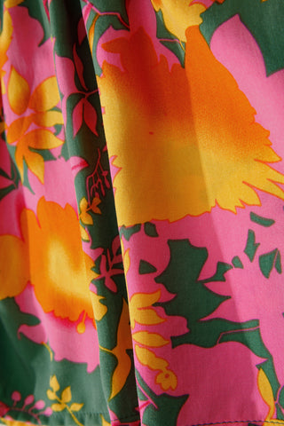 Luke & Estelle Painted Garden Smocked Mini Dress