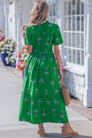 Emerald Market Midi Dress by Luke & Estelle
