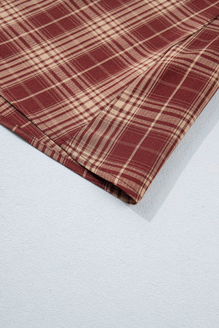 Luke & Estelle Autumn Heritage Smocked Plaid Midi Dress