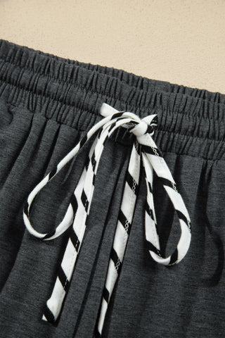 Cider Mill Striped Ruffle Two-Piece Set