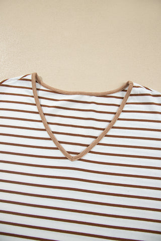 Cider Mill Striped Ruffle Two-Piece Set