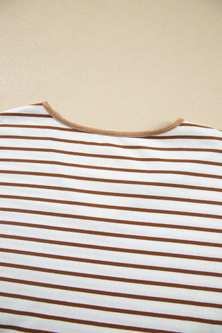Cider Mill Striped Ruffle Two-Piece Set