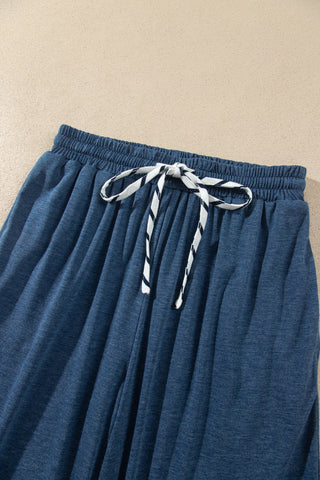 Cider Mill Striped Ruffle Two-Piece Set
