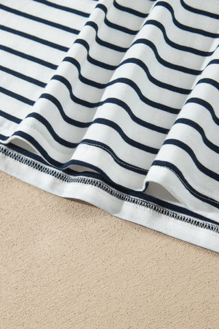 Cider Mill Striped Ruffle Two-Piece Set