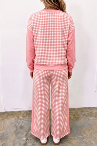 Hearthside Plaid Patchwork Two-Piece Set