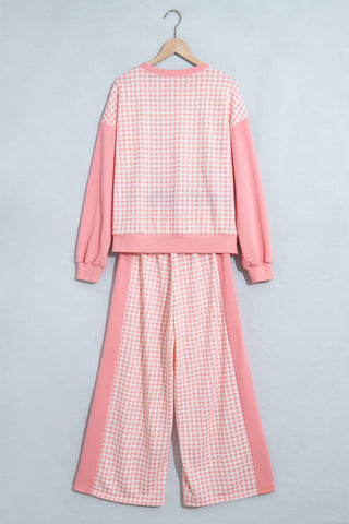 Hearthside Plaid Patchwork Two-Piece Set