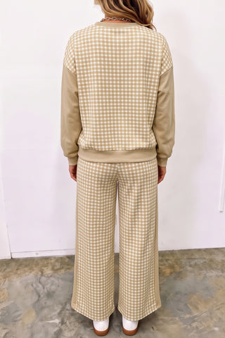 Hearthside Plaid Patchwork Two-Piece Set