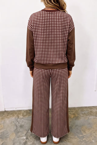 Hearthside Plaid Patchwork Two-Piece Set