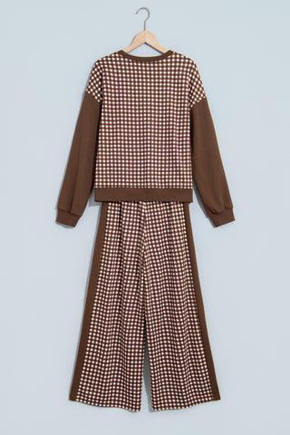 Hearthside Plaid Patchwork Two-Piece Set