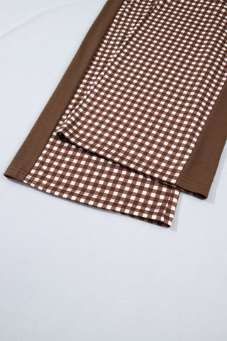Hearthside Plaid Patchwork Two-Piece Set