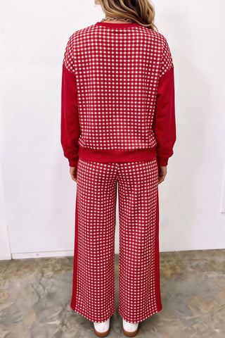 Hearthside Plaid Patchwork Two-Piece Set