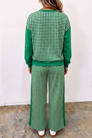 Hearthside Plaid Patchwork Two-Piece Set