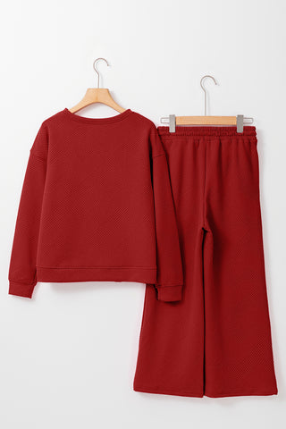 🌟 Cozy Luxe Textured Lounge Set – Effortless Style Meets Ultimate Comfort! 🌟