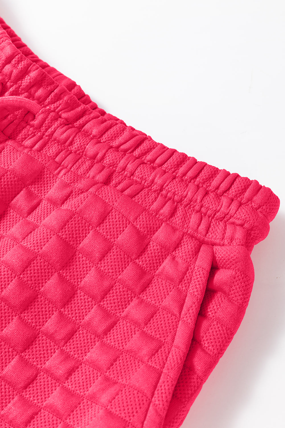 Cozy Luxe Checkerboard Textured 2-Piece Lounge Set