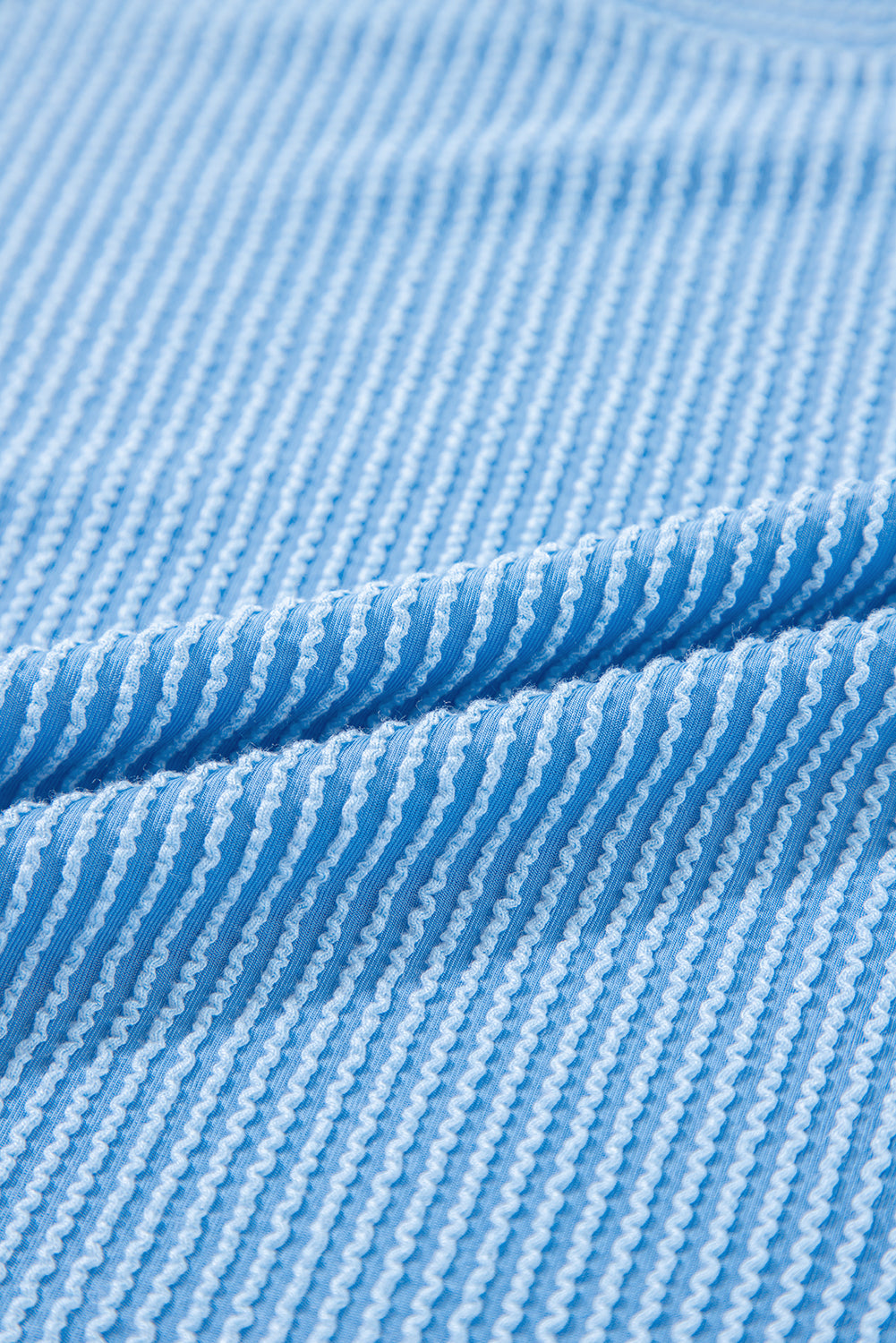 Everyday Essential Ribbed Knit Set in Blue Breeze