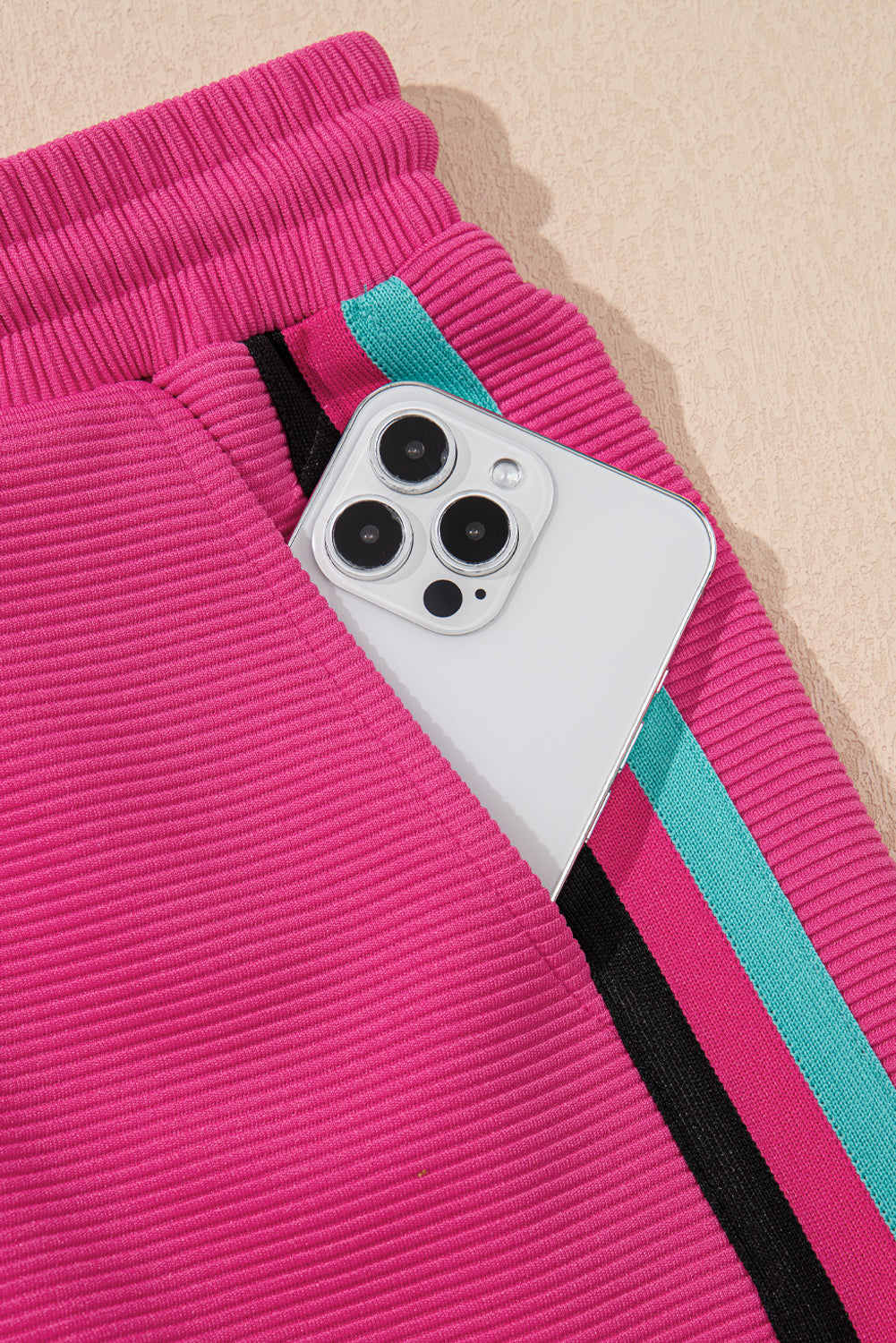 Match Point Half-Zip Short Set – Electric Fuchsia