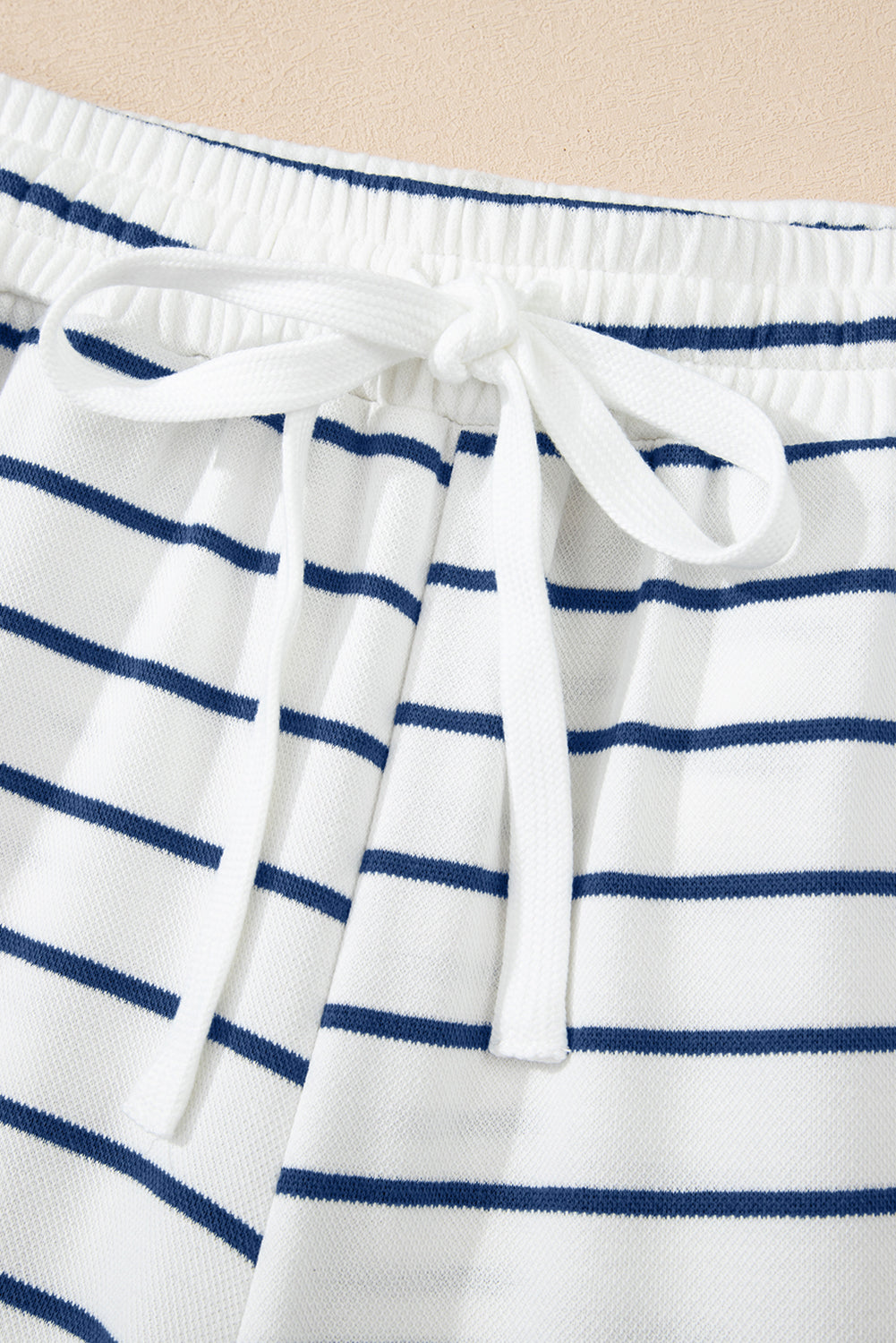 Fall Into Comfort Knit Stripe Set – Sailor Blue & White