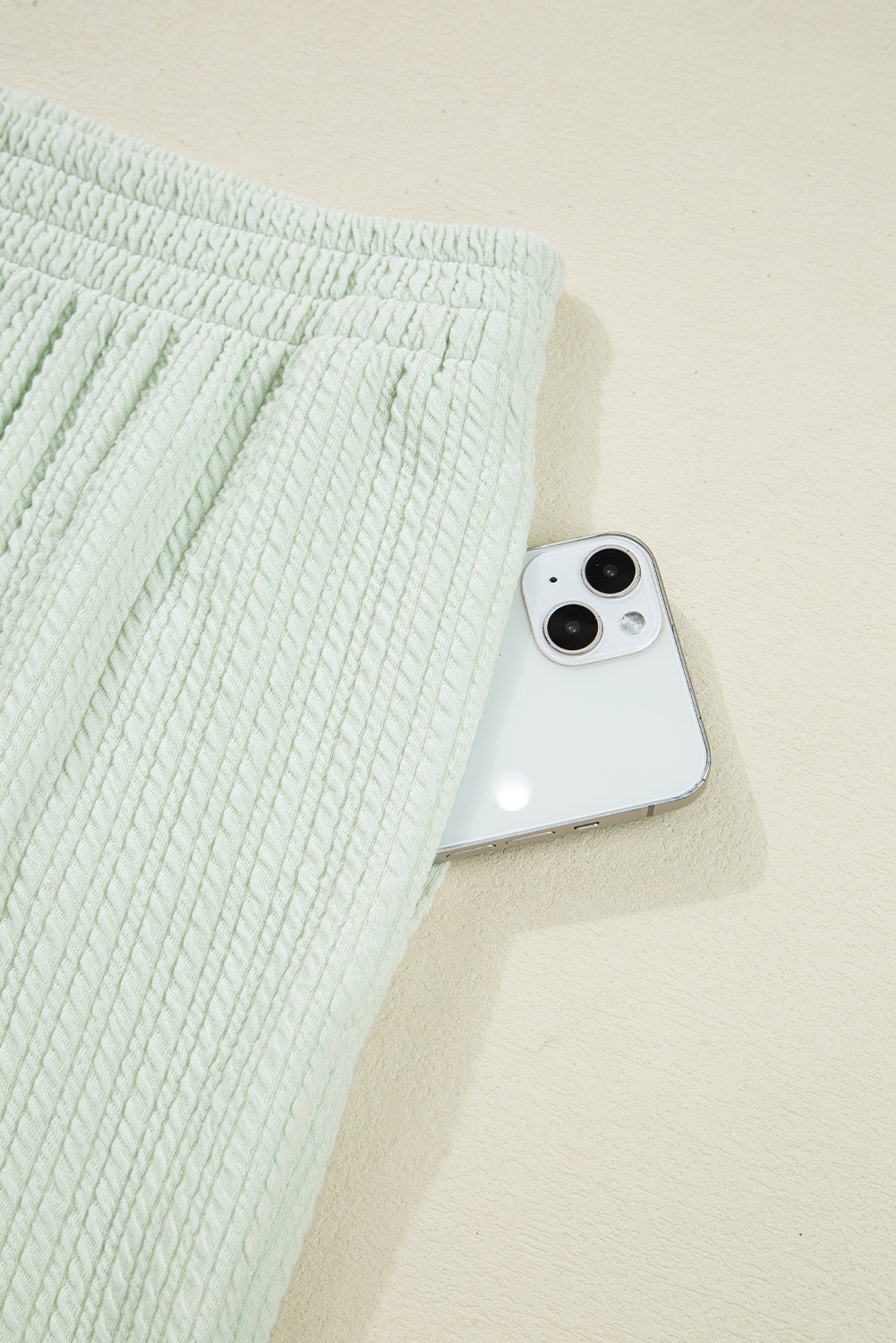 Luke & Estelle “Serene Texture” Sea Foam 2-Piece Set