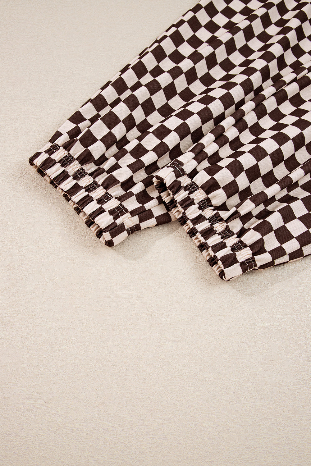Luke & Estelle “Game Changer” Chocolate Checkerboard 2-Piece Set