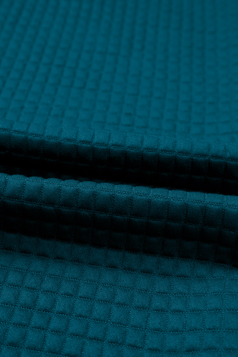 Luke & Estelle "Cozy Confidence" Waffle Knit Buttoned Lounge Set – Teal