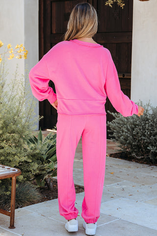 ✨ Luke & Estelle “Pop of Pink” Lounge Set – BHB Boutique Exclusive ✨
