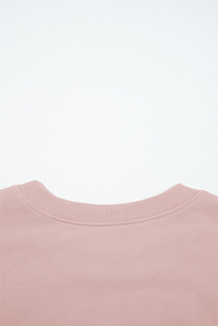 Soft Focus Wide-Leg Lounge Set — Dusty Rose