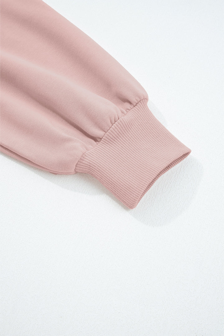 Soft Focus Wide-Leg Lounge Set — Dusty Rose