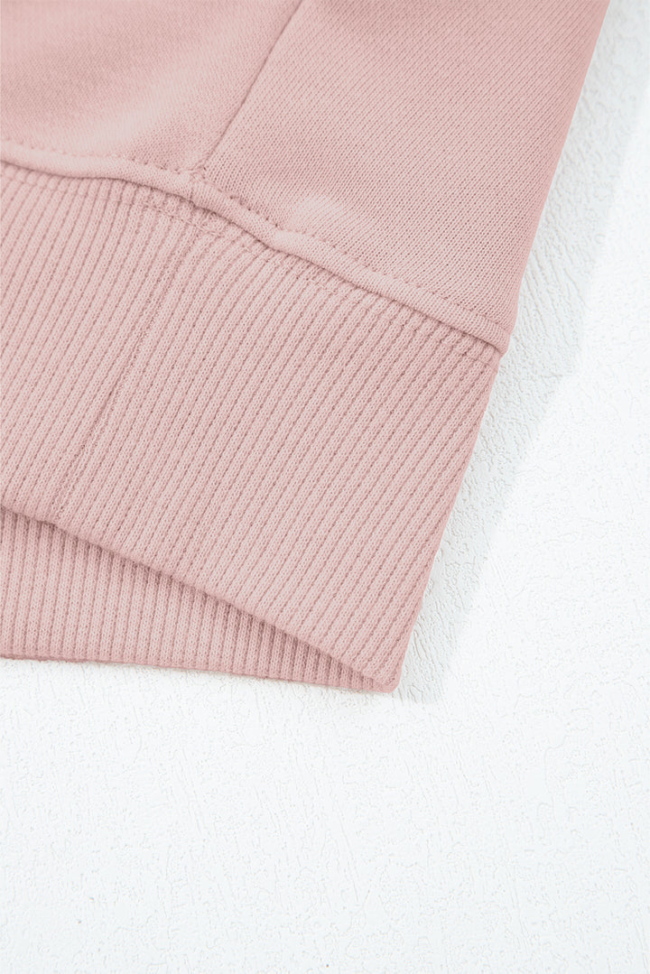 Soft Focus Wide-Leg Lounge Set — Dusty Rose