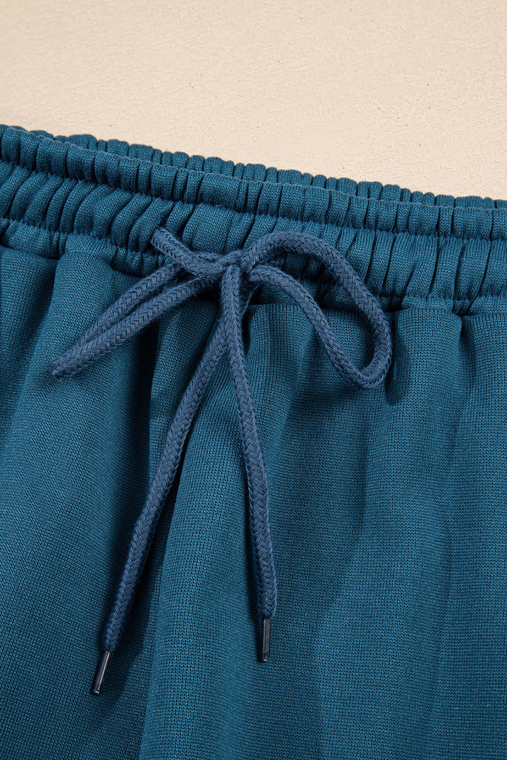 💙 Luke & Estelle “Deep Teal Dreams” 2-Piece Cargo Lounge Set 💙