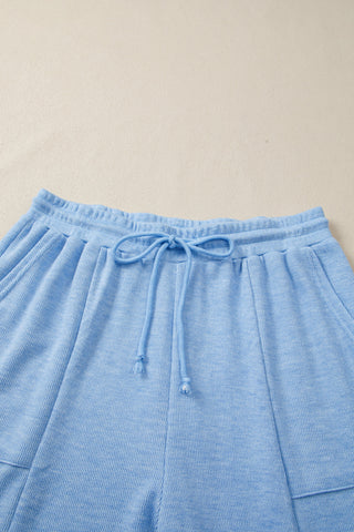 Beau Blue Soft Knit Two Piece Set by Luke & Estelle