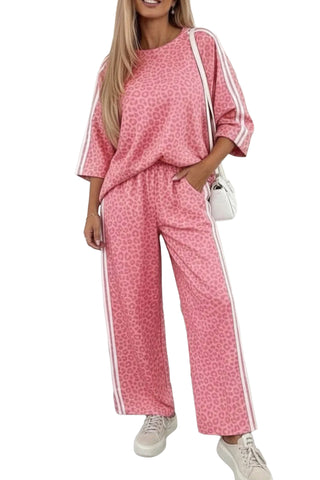 Coffee Run Leopard Lounge Set